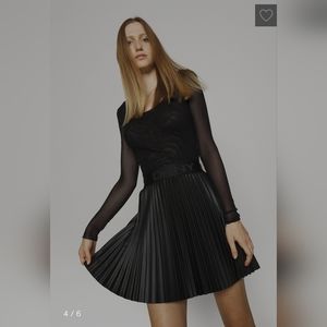 DKNY PLEATED SKIRT - Mini skirt size XL women's